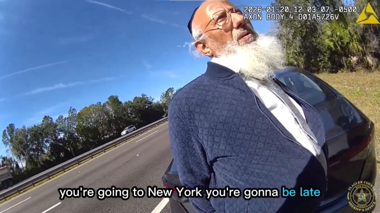 Police deputies stop man who clocked 114 mph on highway.