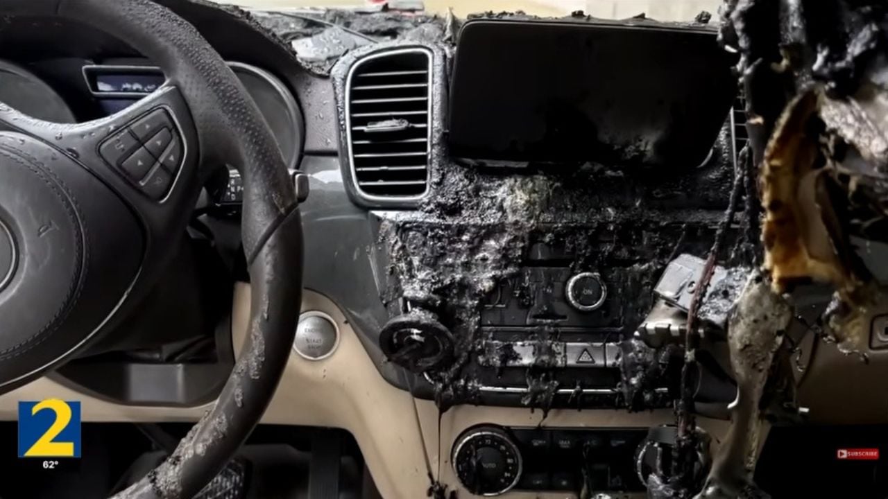 2017 Mercedes-Benz GLS 450 sudden blast.