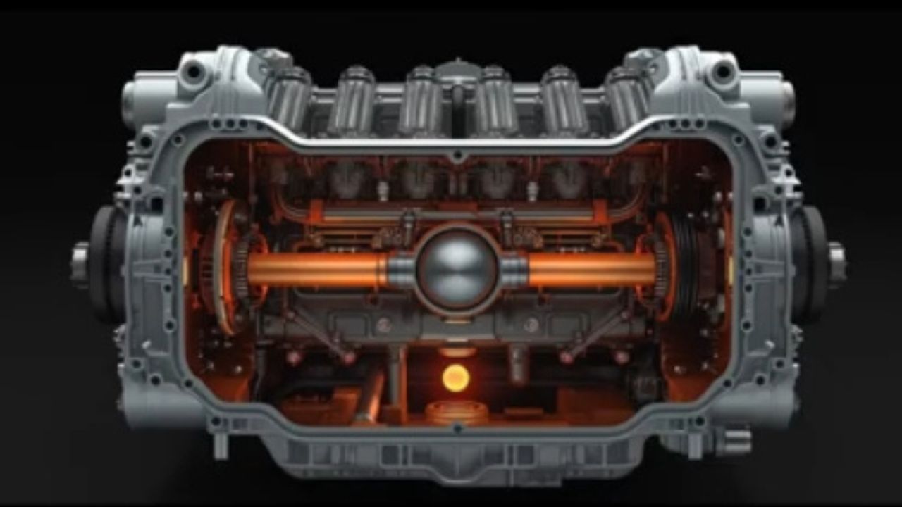 Engine internals illustration.