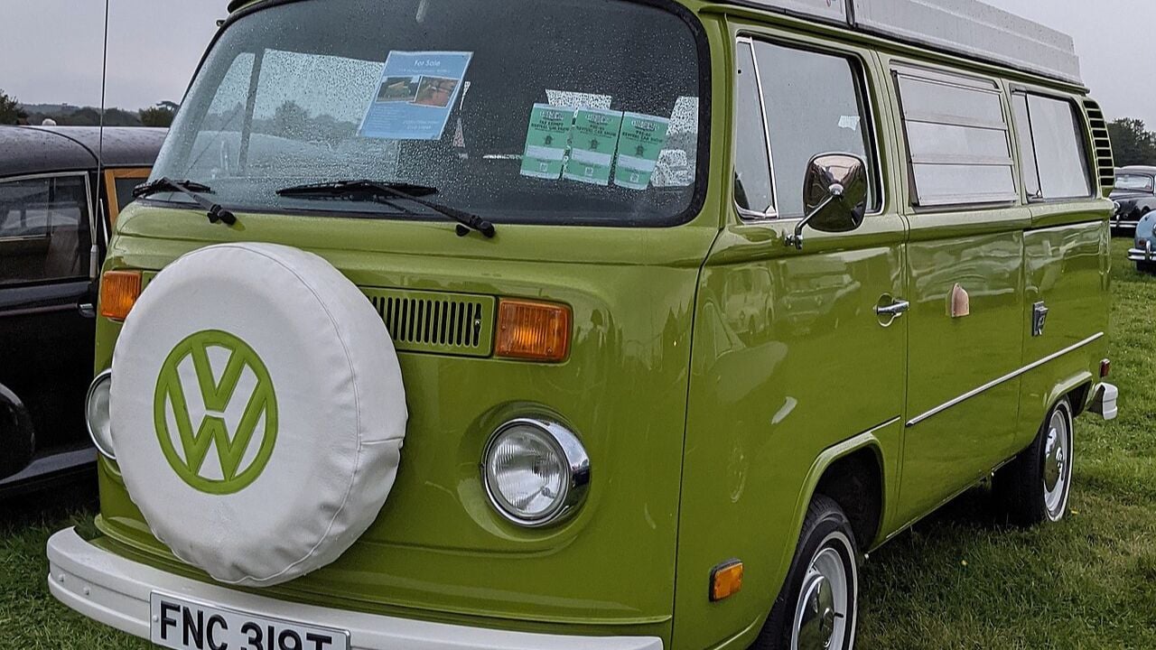 Volkswagen campervan.