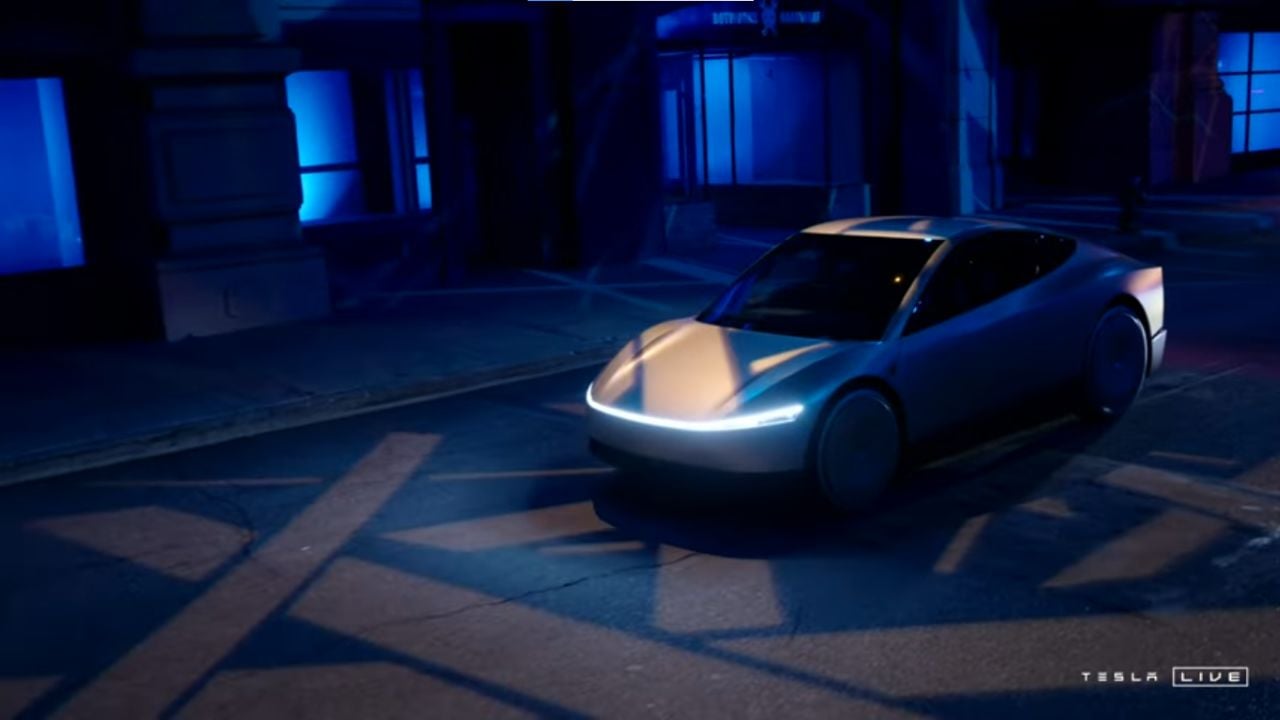 Tesla Cybercab unveiling in 2024.