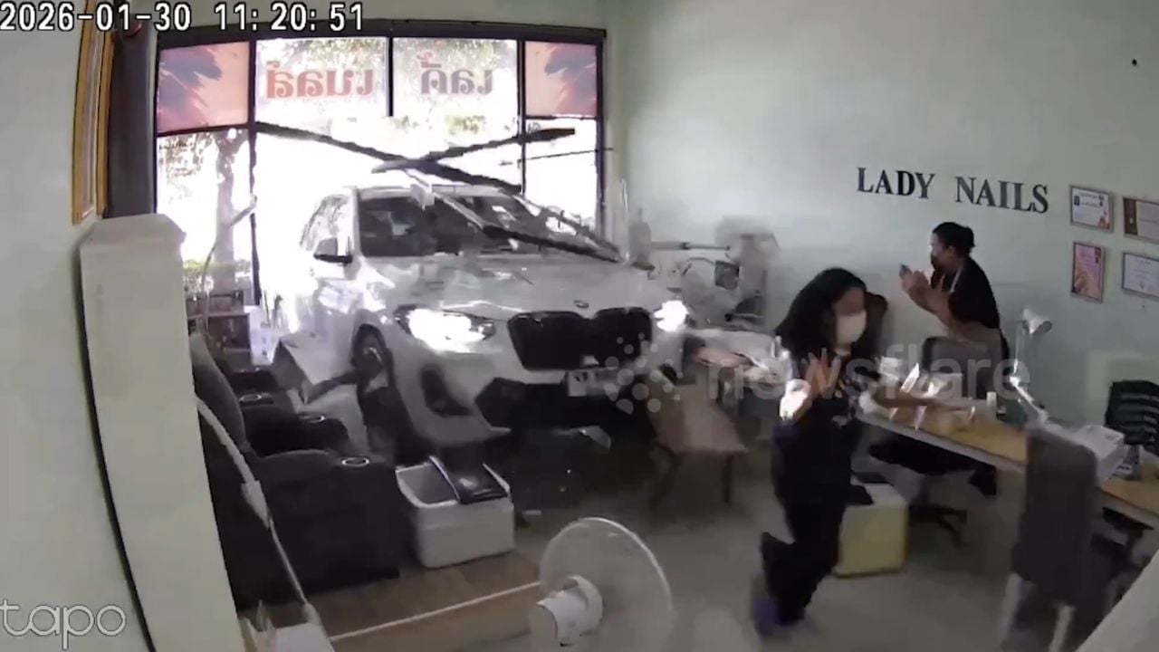 BMW accident.