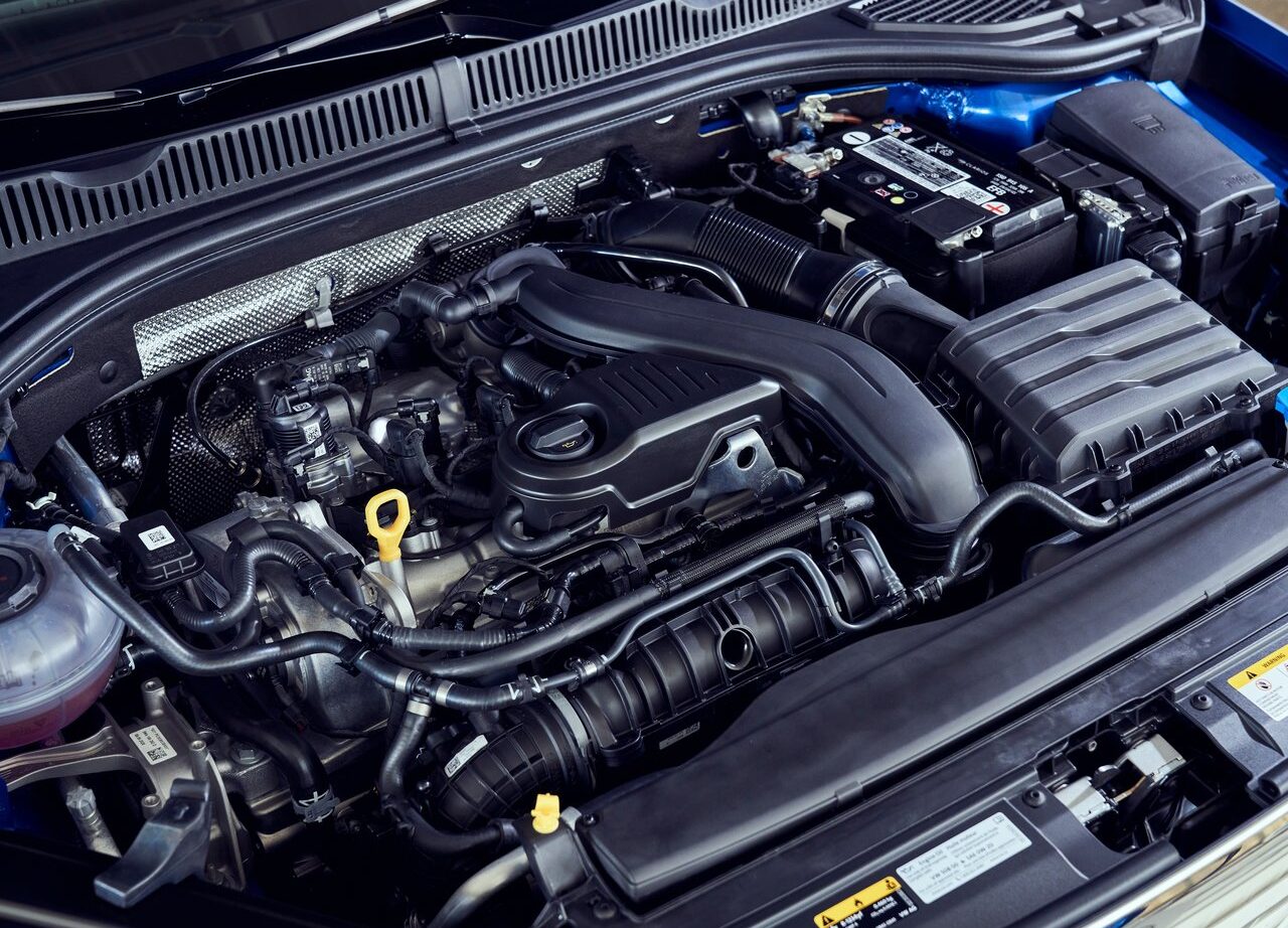 2022 Volkswagen Jetta engine bay.