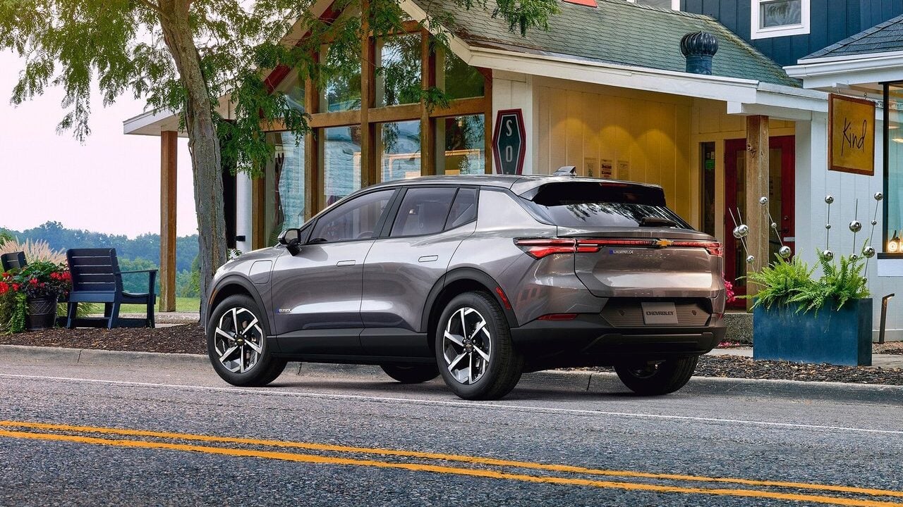2024 Chevrolet Equinox EV rear view.