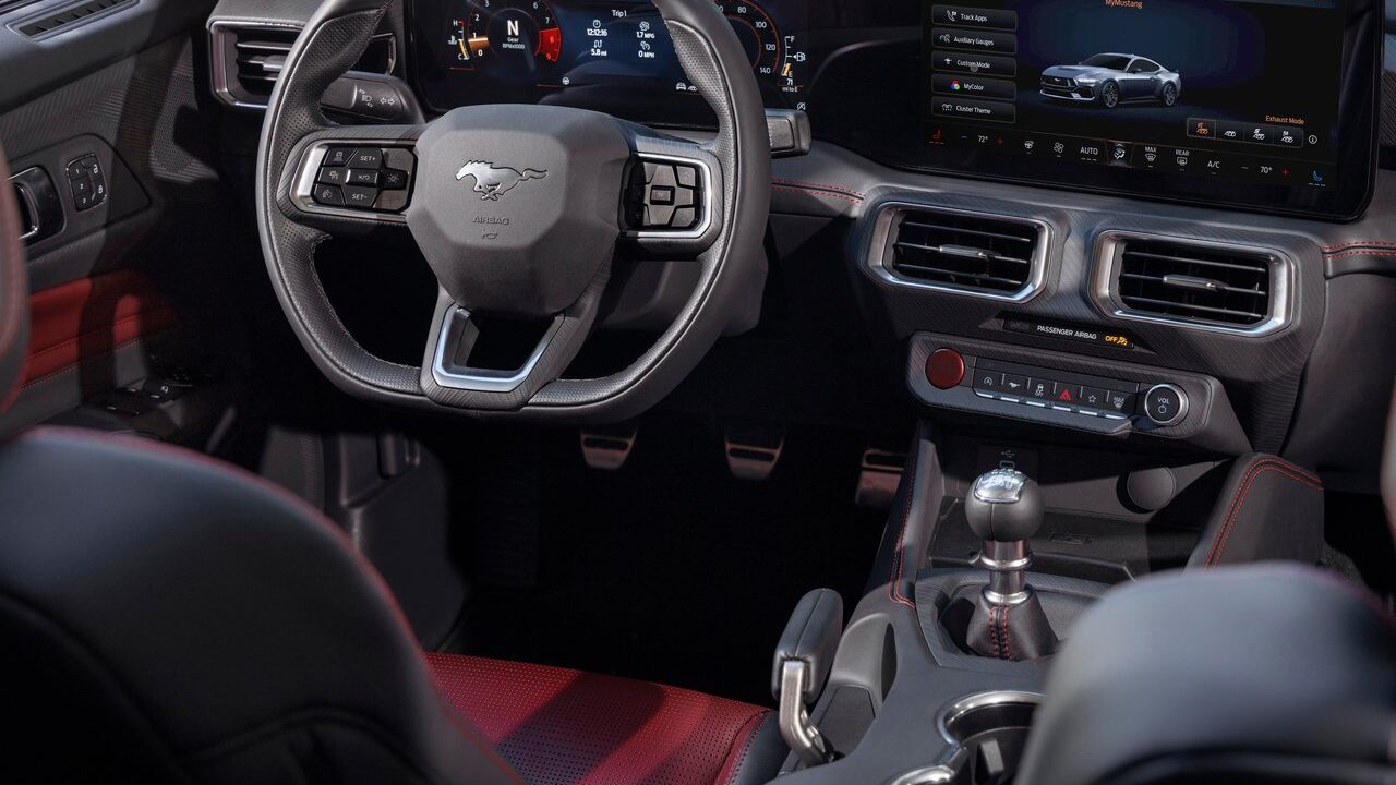 2024 Ford Mustang GT cockpit.