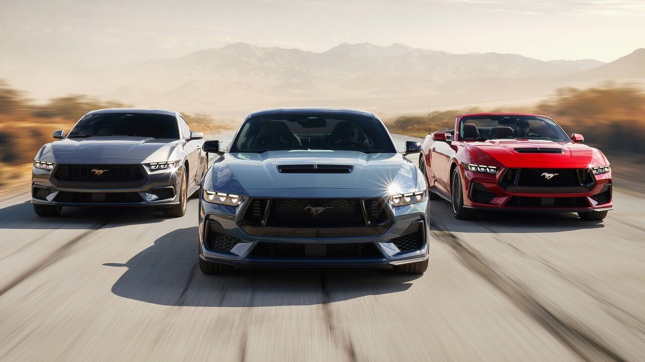 2024 Ford Mustang GT lineup.