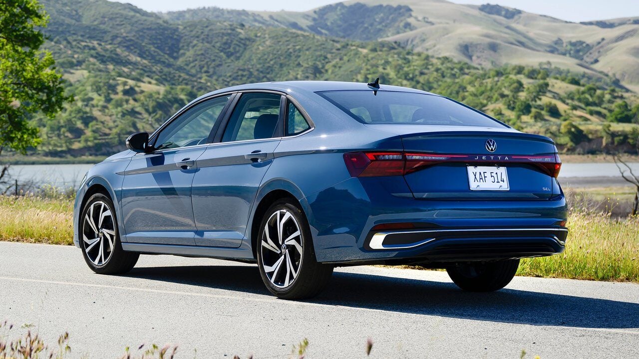 2025 Volkswagen Jetta left side profile.