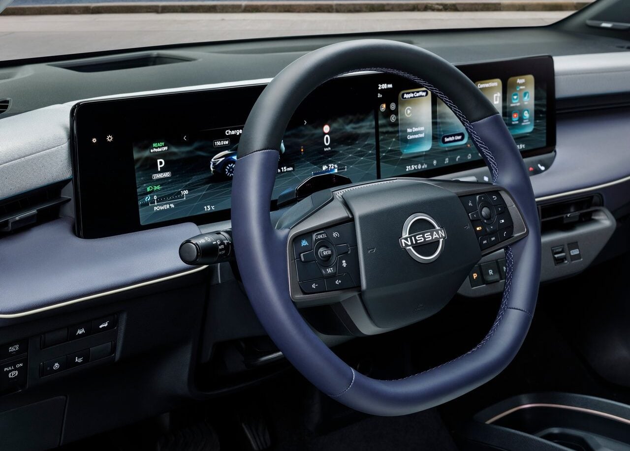 2026 Nissan Leaf dashboard.