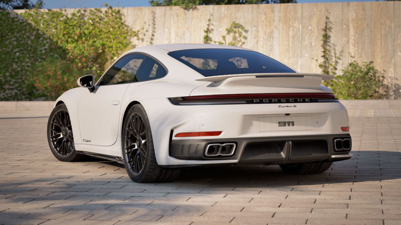 2026 Porsche Turbo S - Rear Side view
