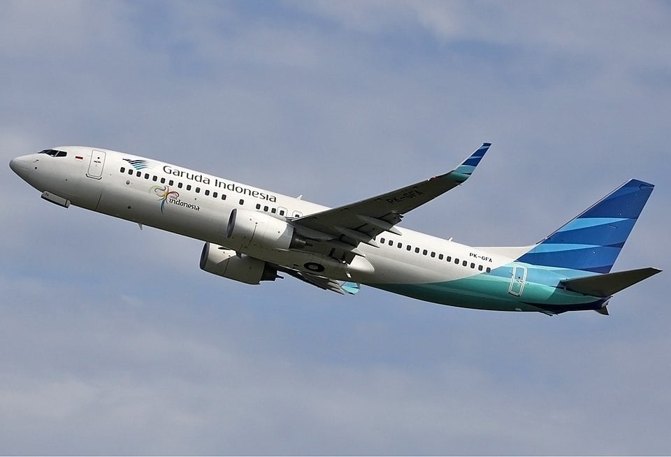 Garuda Indonesia Boeing 737-800.