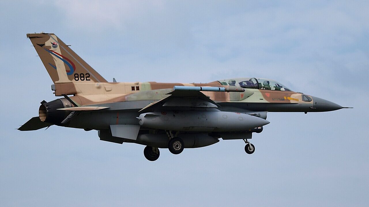 F-16I Soufa fighter jet.