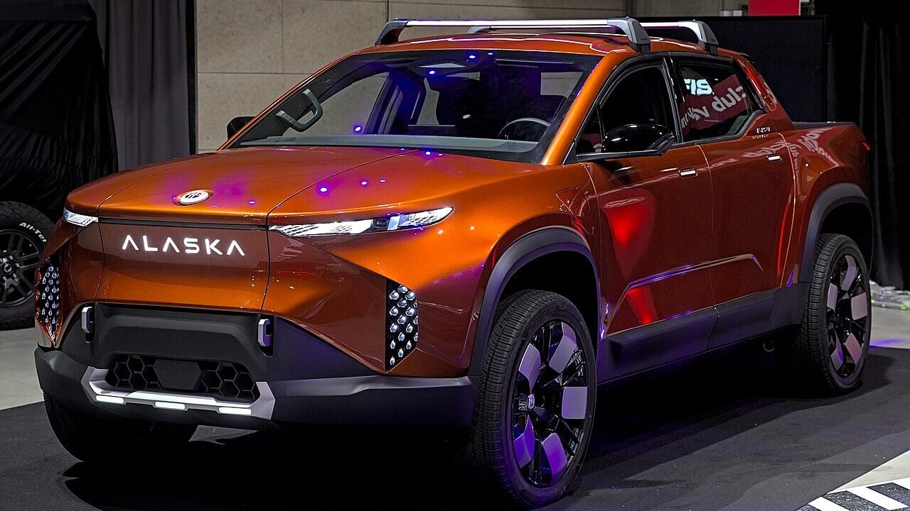 Fisker Alaska pickup truck Motorworld Munich.