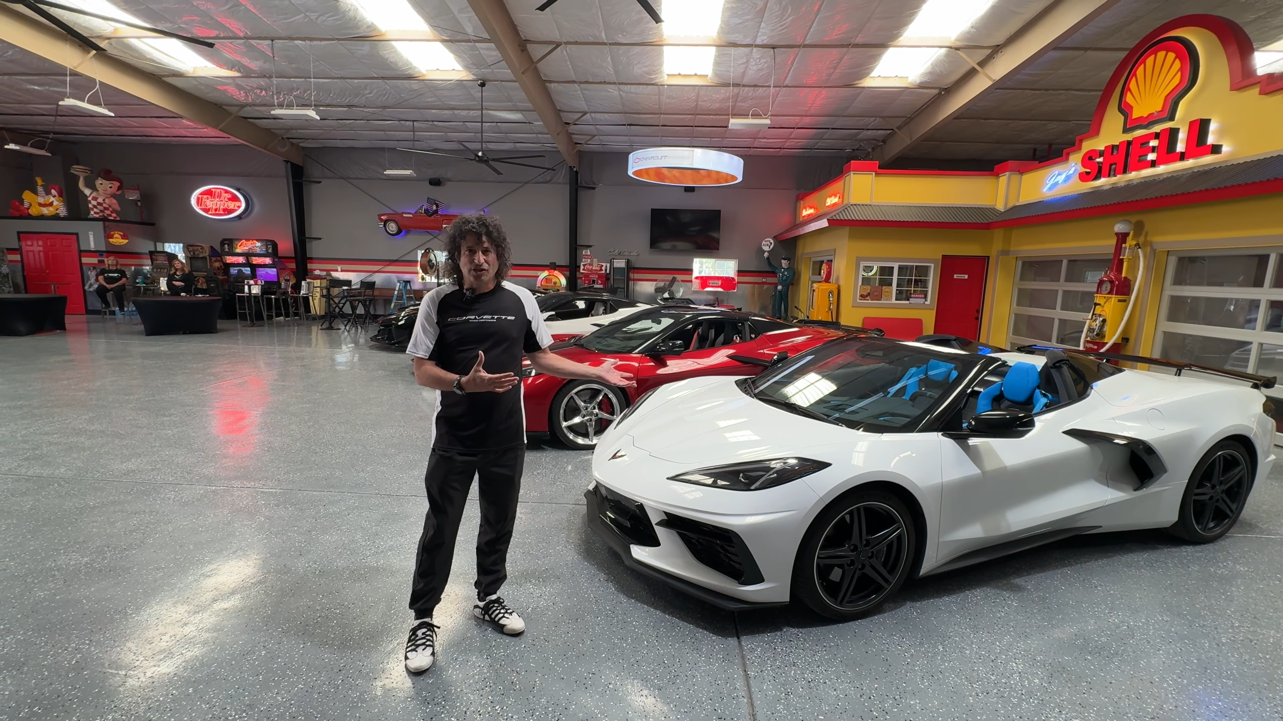 Harlan Charles GM with corvettes