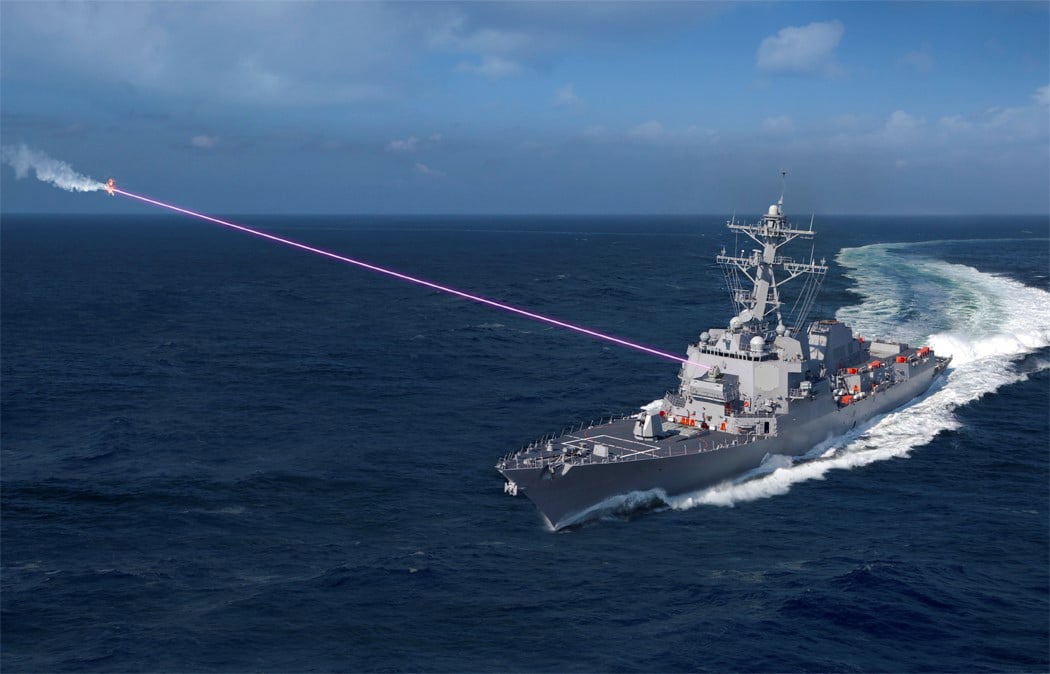 High Energy Laser with Integrated Optical‑dazzler and Surveillance (HELIOS)