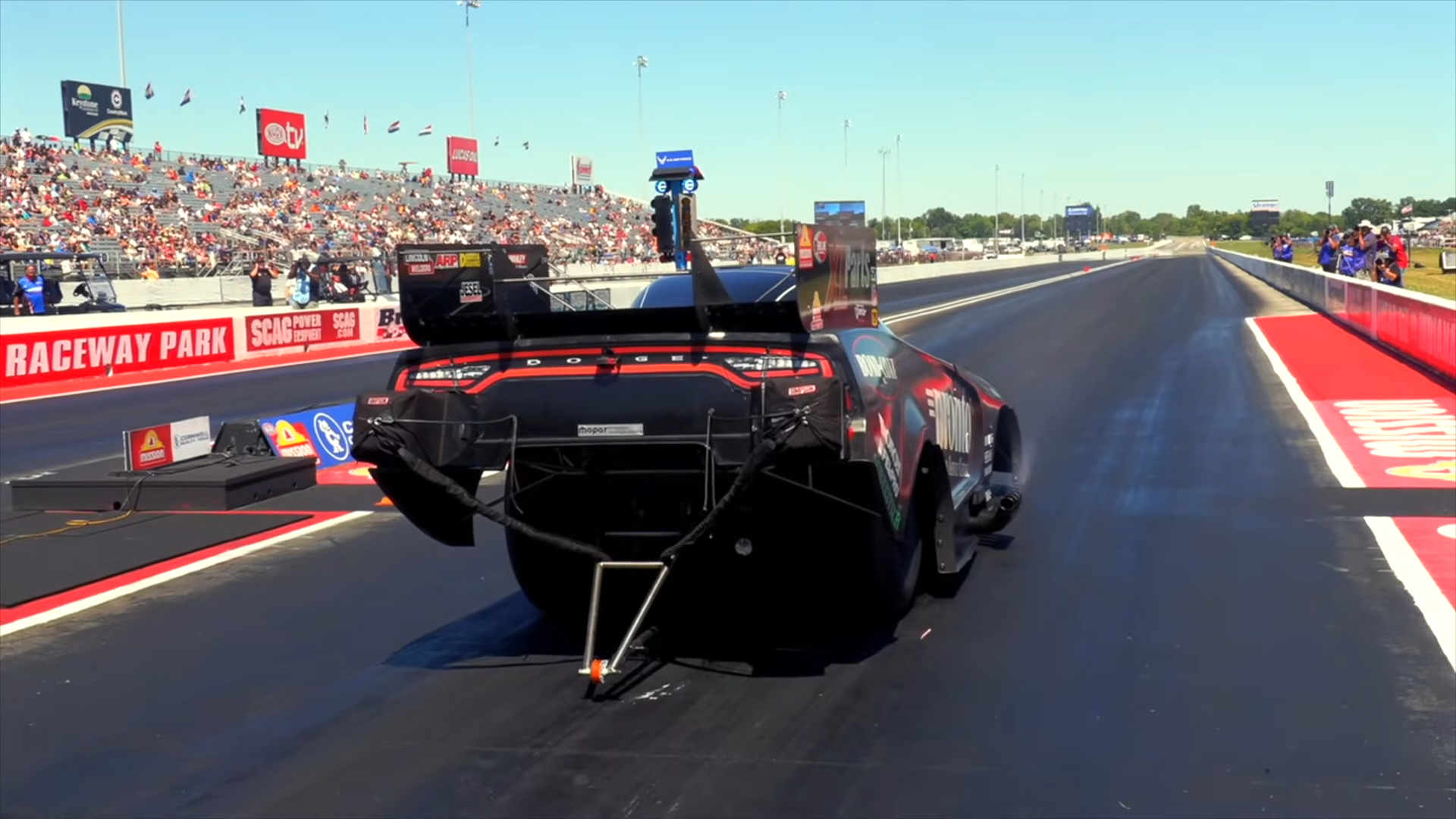 nitro funny car 330 miles per hour