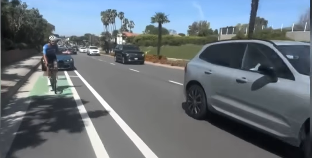 bmw arrested road rage bike lane