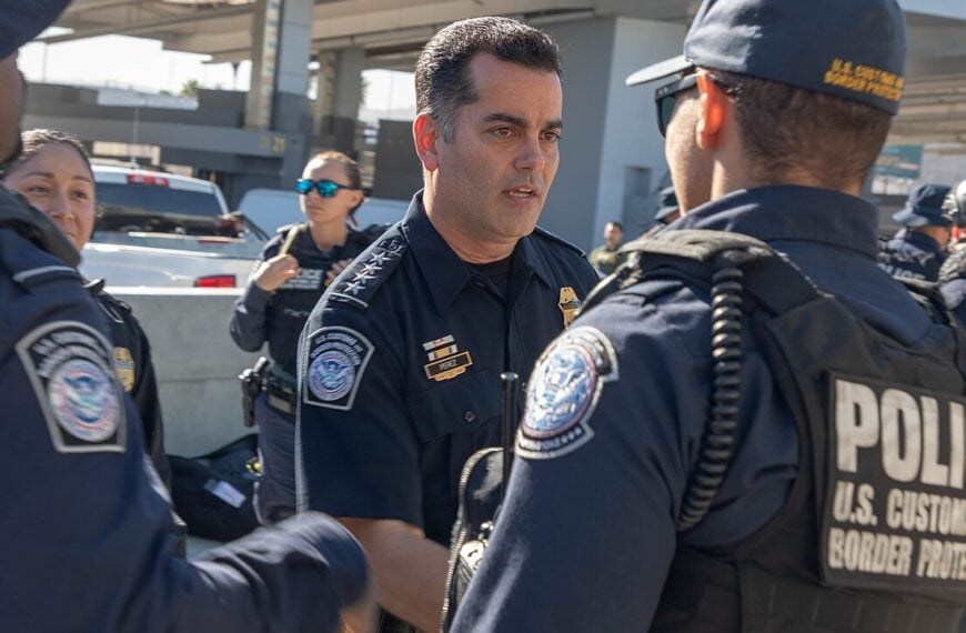CBP Deputy Commissioner Robert Perez visited the San Ysidro Port of Entry and went on a ride along with Border Patrol on Tuesday.