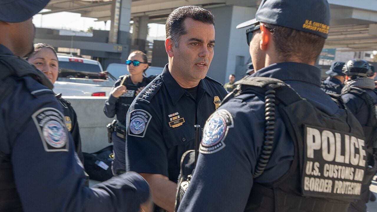 CBP Deputy Commissioner Robert Perez visited the San Ysidro Port of Entry and went on a ride along with Border Patrol on Tuesday.
