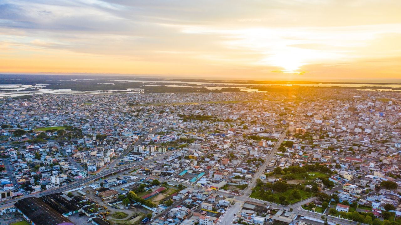 Machala, Ecuador, known for banana production.