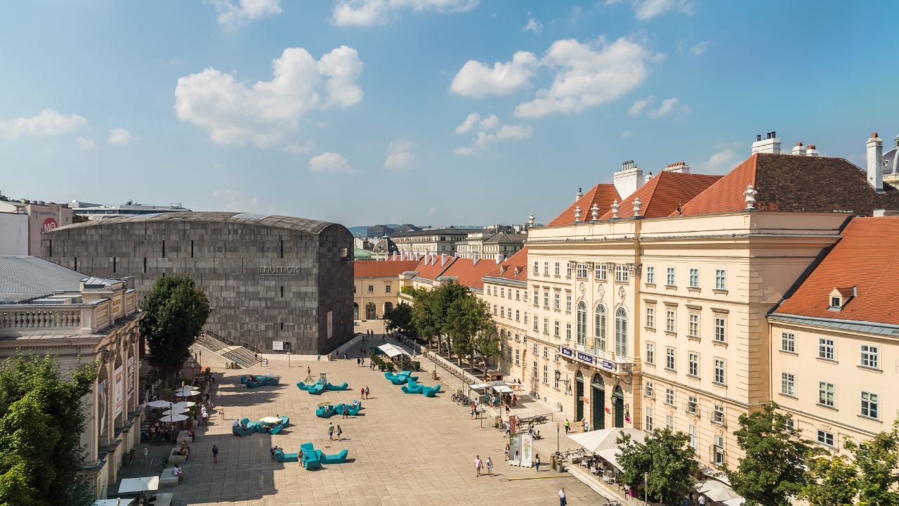 MuseumsQuartier in Vienna, Austria