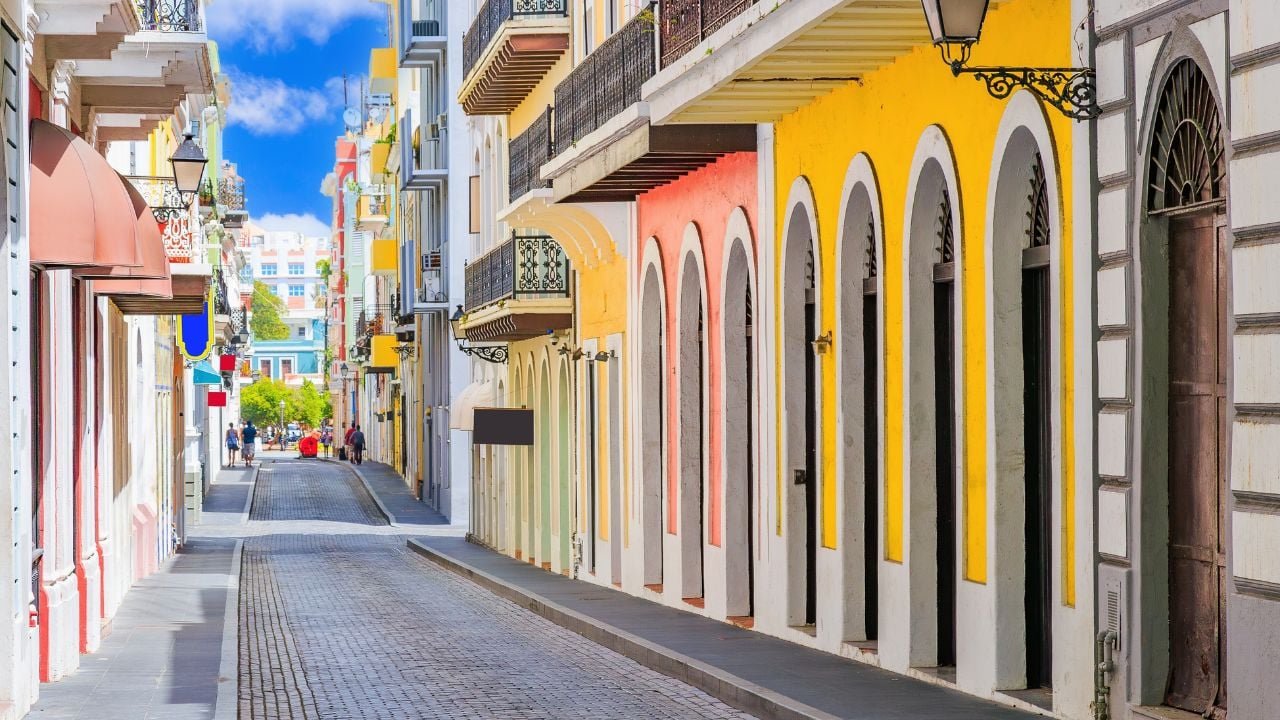 Street in Old San Juan, Puerto Rico