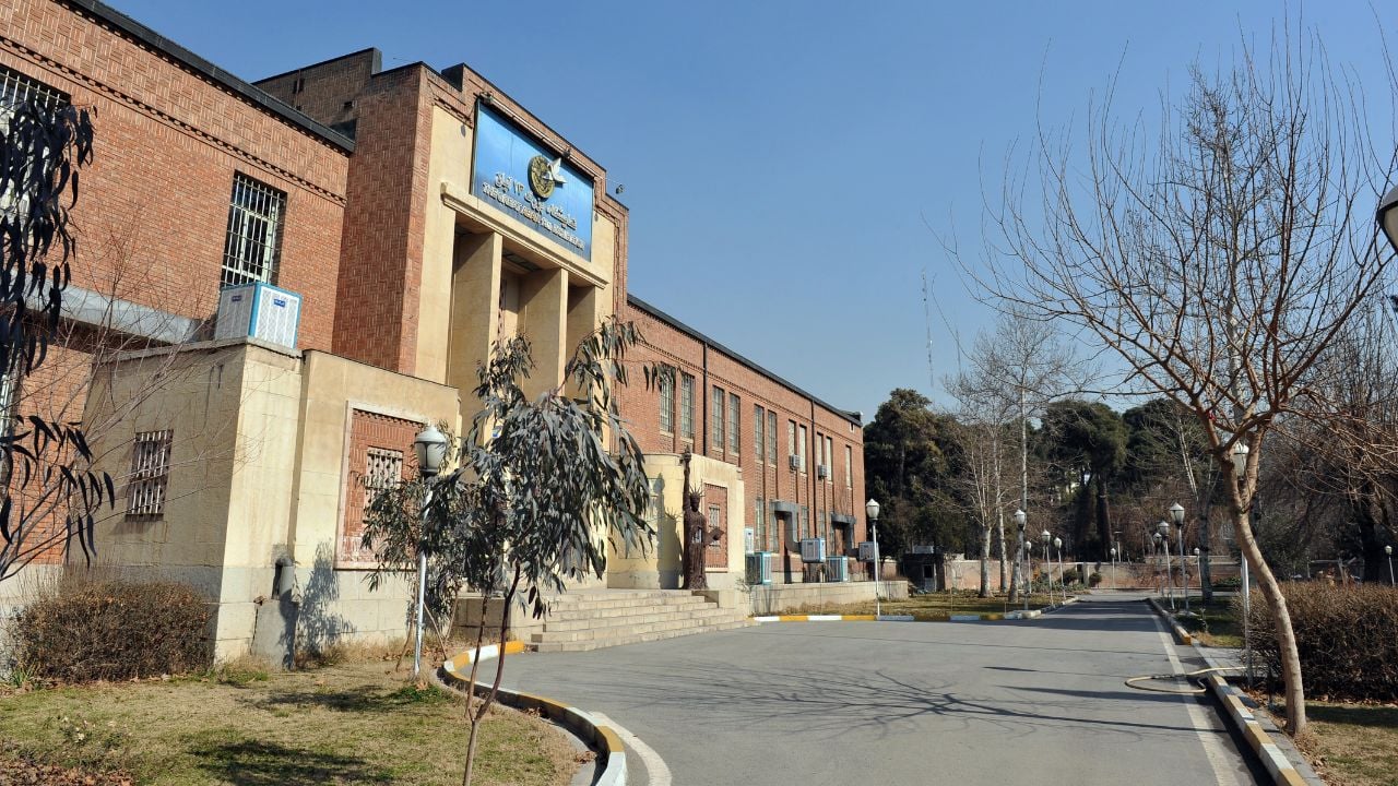 Former United States Embassy in Tehran, currently used as a museum on February 12, 2013 in Teheran, Iran.