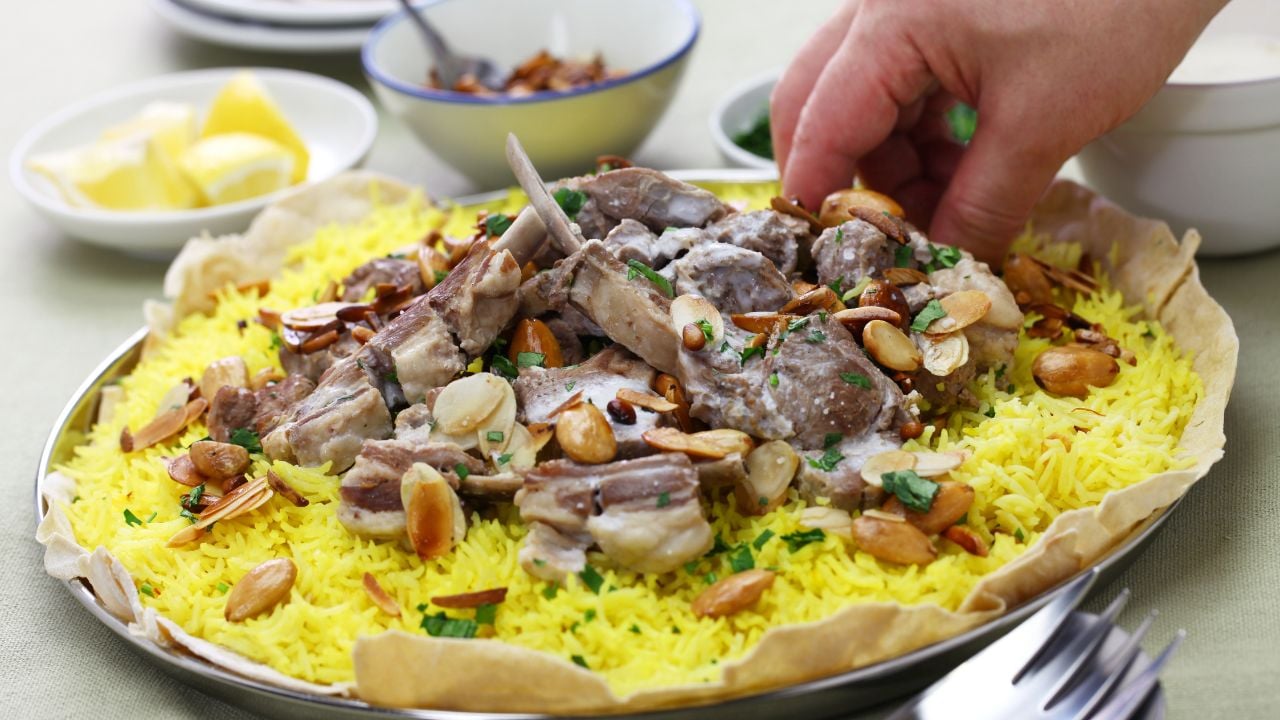 mansaf, Jordanian national dish