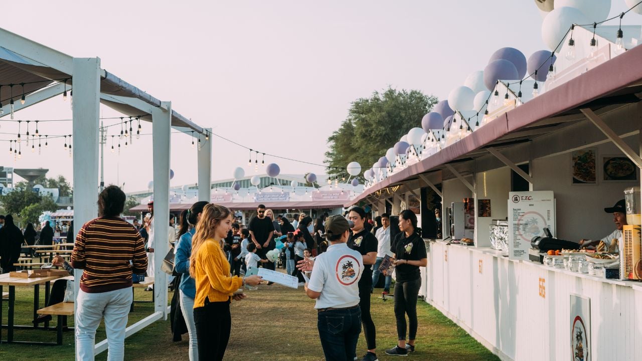 Doha, Qatar - 27 march 2019: Qatar international food festival