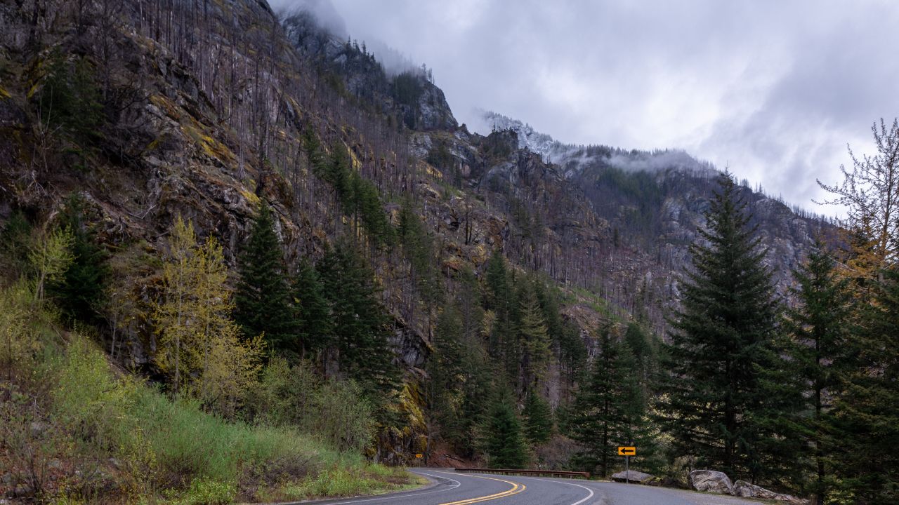 North Cascades Highway Washington State USA