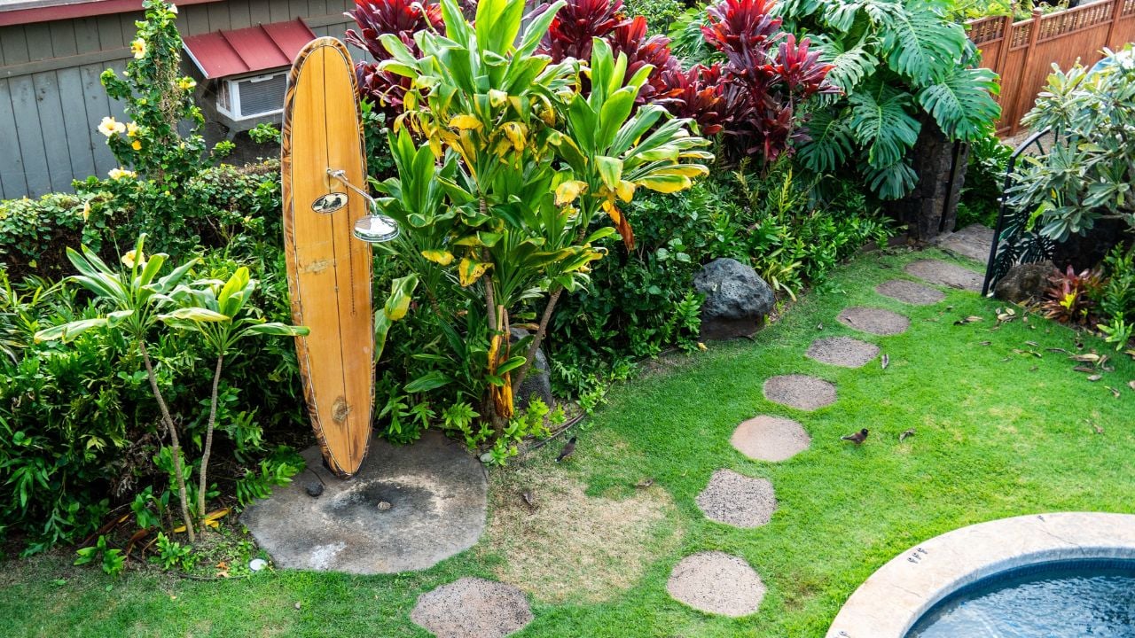 kauai, hawaii - Jan 10th 2023: a beach house in hawaii
