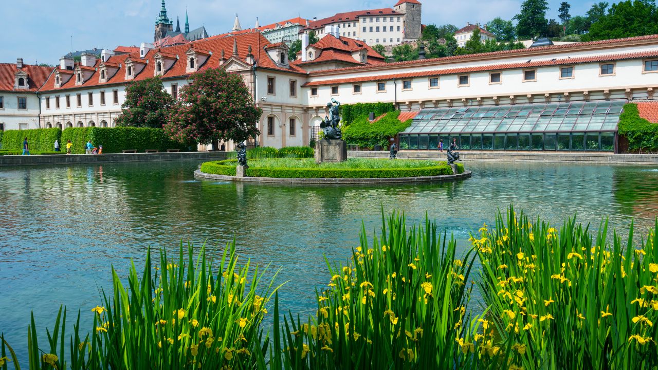 Wallenstein Palace and Gardens in Prague city of the Czech Republic, Europe