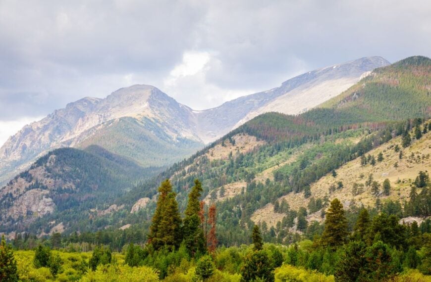 Mountain Range at Rocky Mountain National Park
