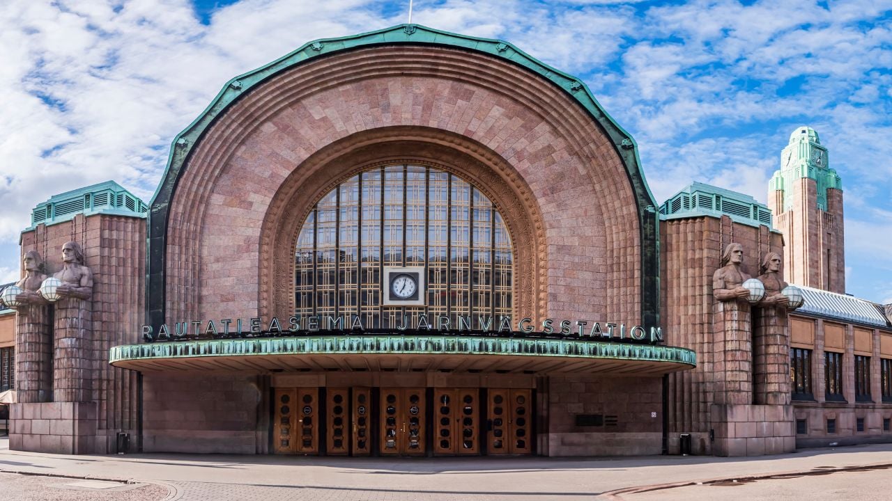 Helsinki Central Station in Finland