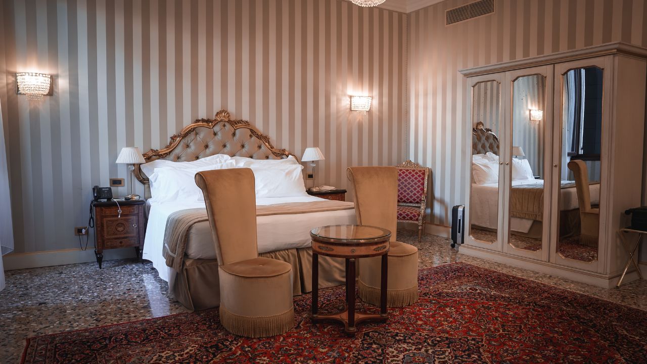 Elegant luxury hotel room