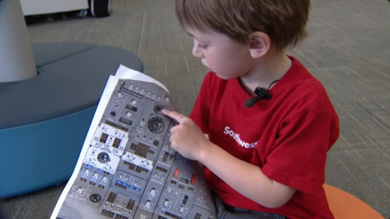 A 5-year-old aviation enthusiast from Colorado named William Hines noticed something unusual in a training manual from Southwest Airlines.