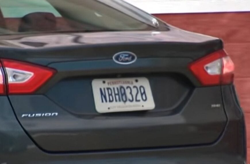 Pennsylvania new license plate design.