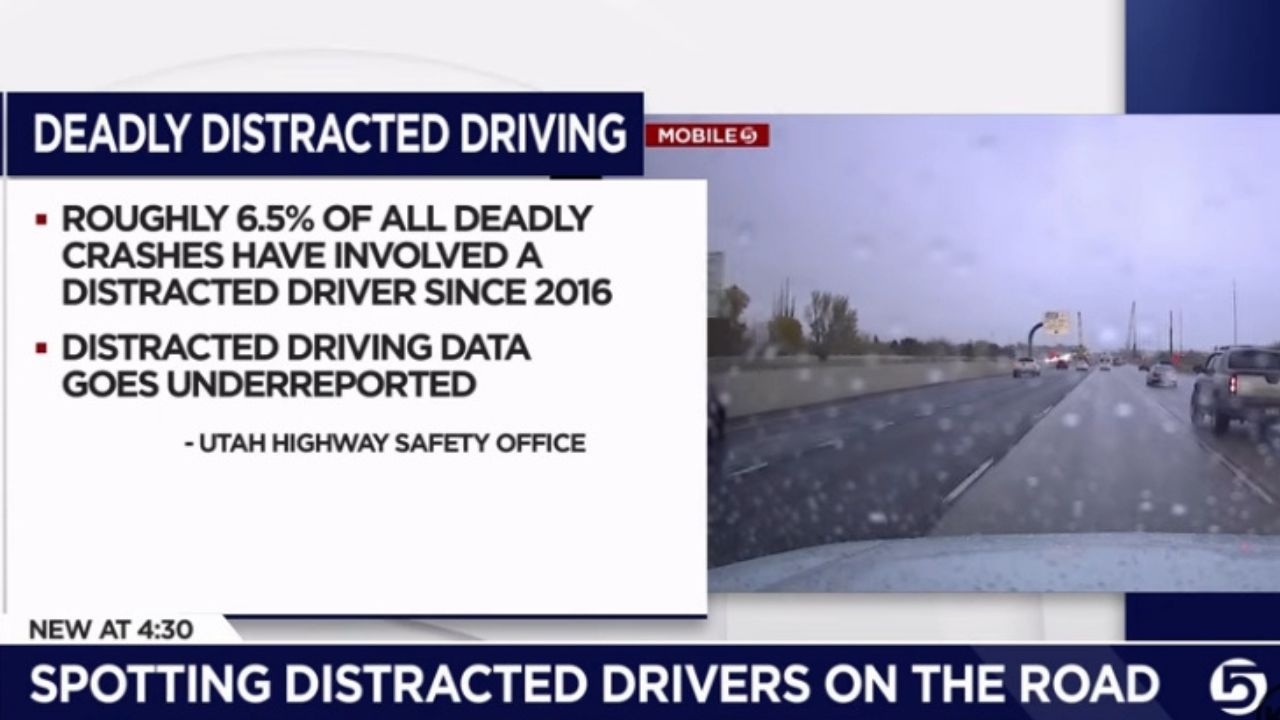 Utah Police Warn Distracted Driving Is Still a Serious Problem.