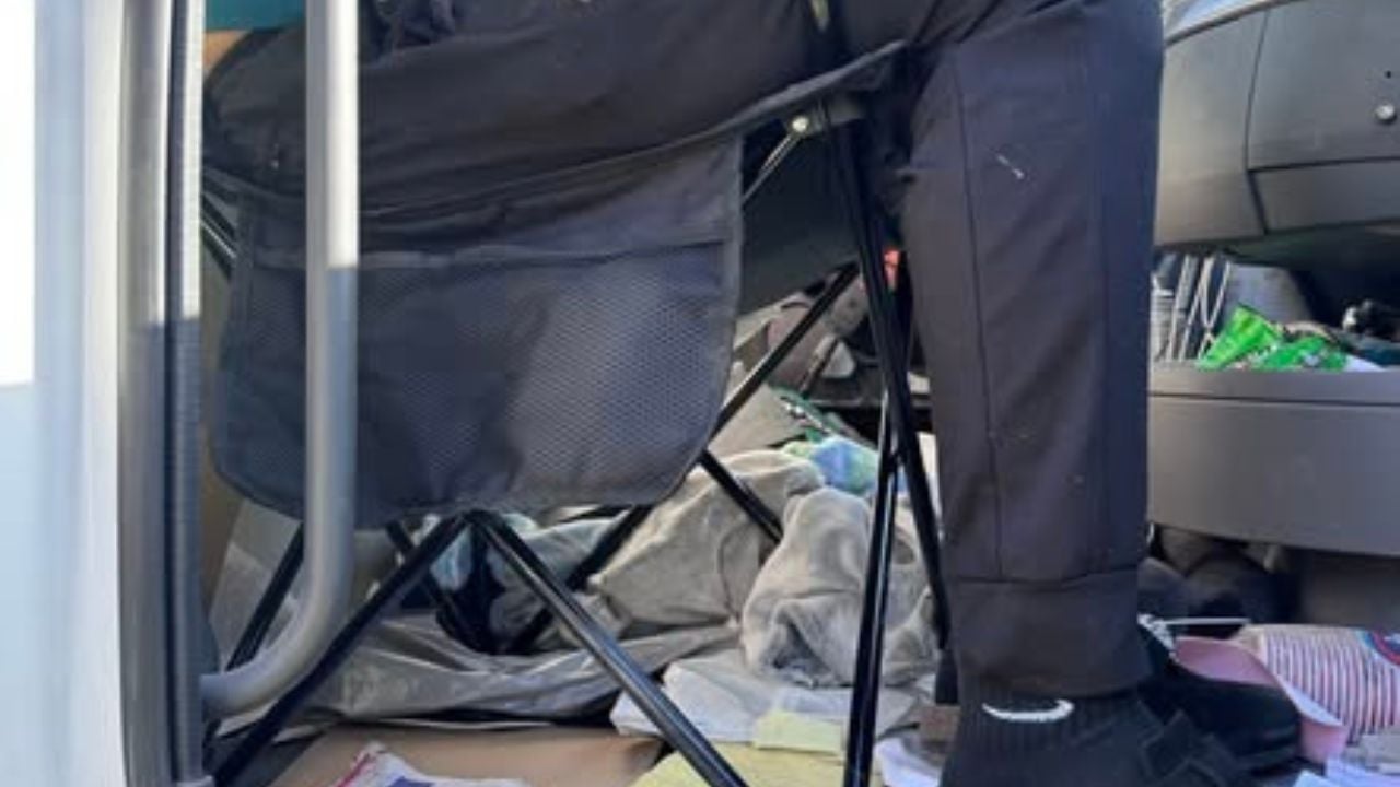 CHP Says a Lawn Chair Is Not a Passenger Seat After Odd Traffic Stop.