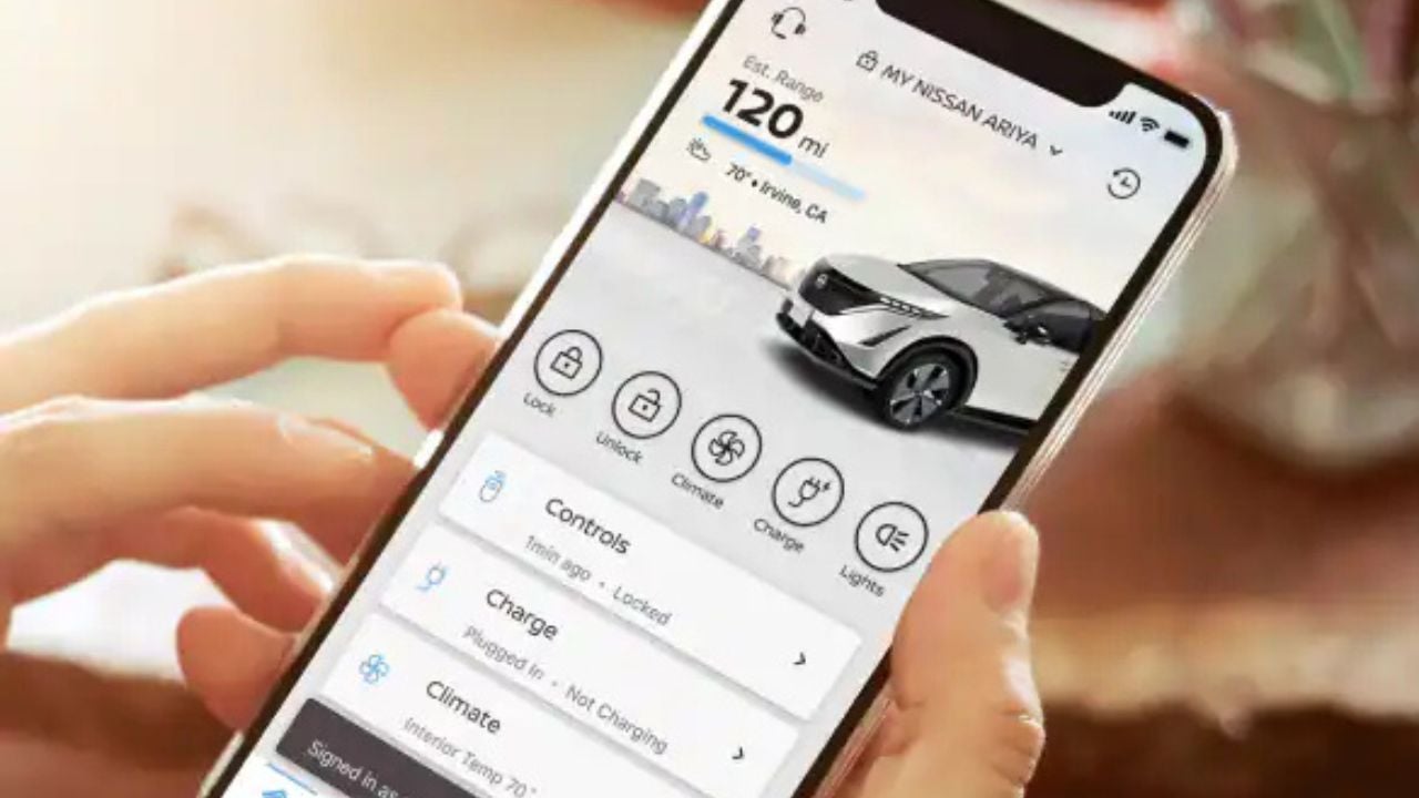 NissanConnect EV app.