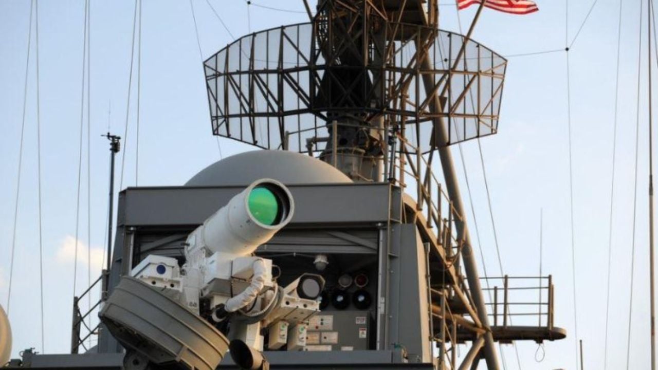 High Energy Laser with Integrated Optical‑dazzler and Surveillance (HELIOS).