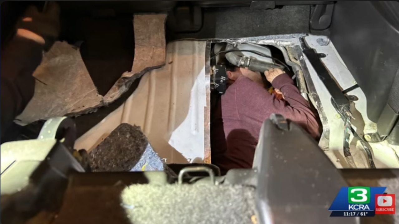 This Car’s Gas Tank Had a Secret Passenger, and It Wasn’t Legal.
