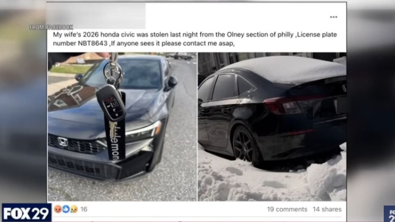 Honda Owners on Edge as Car Theft Wave Surges in Philadelphia.