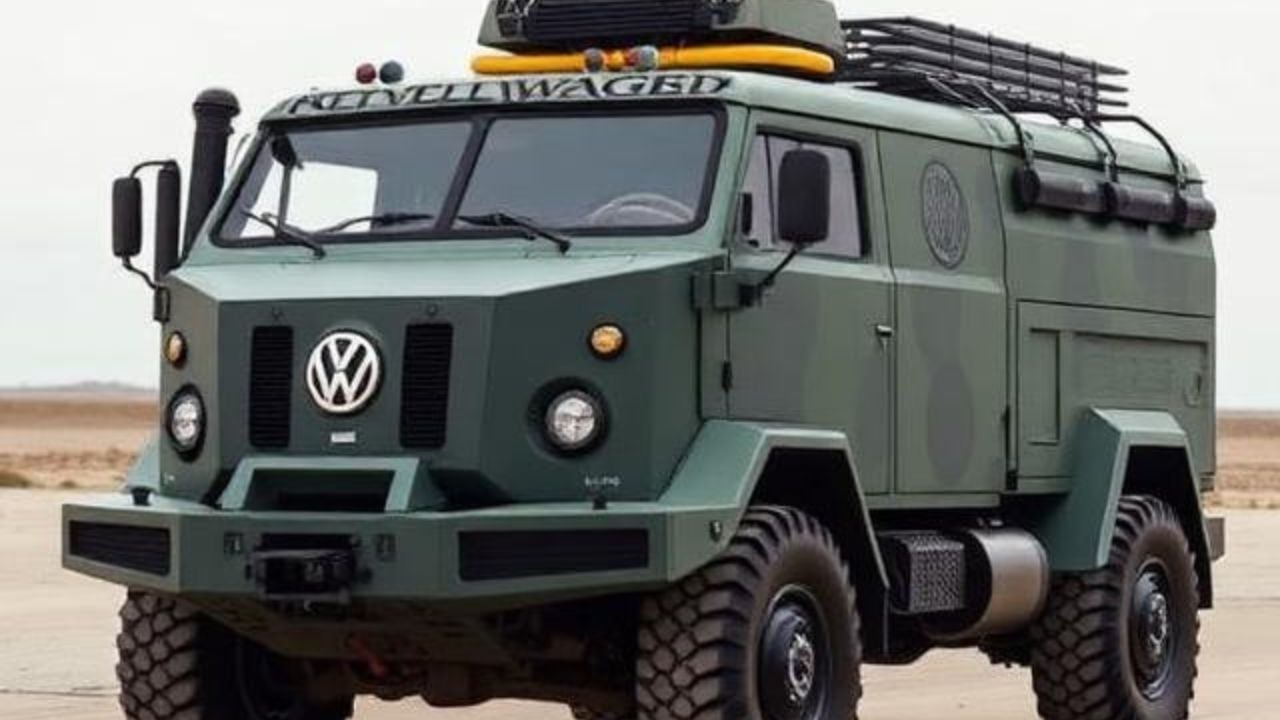 Military truck.