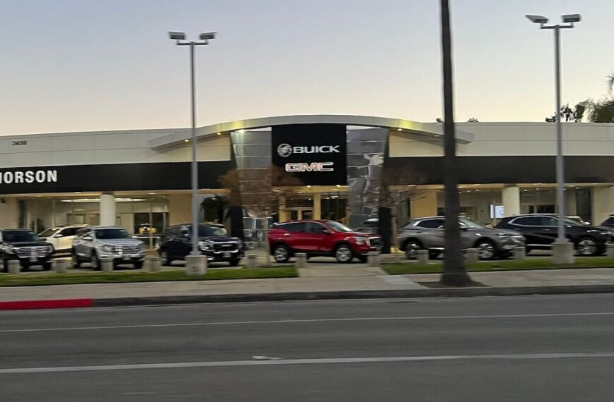 Thorson Buick GMC Pasadena, California.