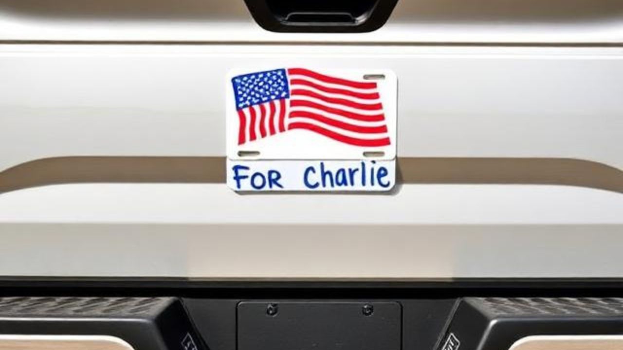 Specialty license plate.