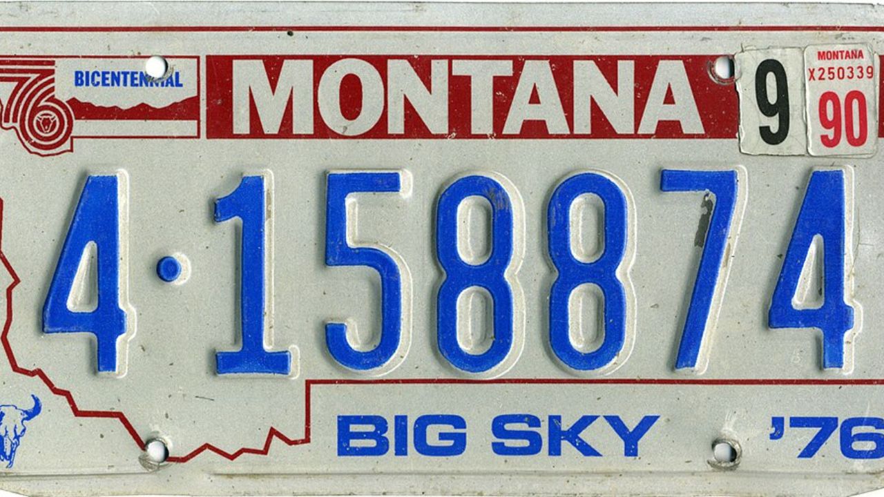 1990 Montana license plate.