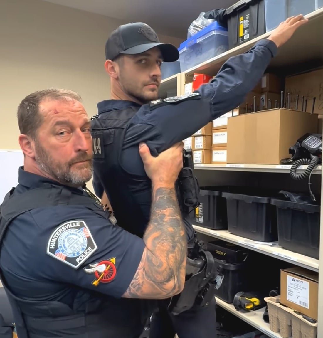 cops viral video together