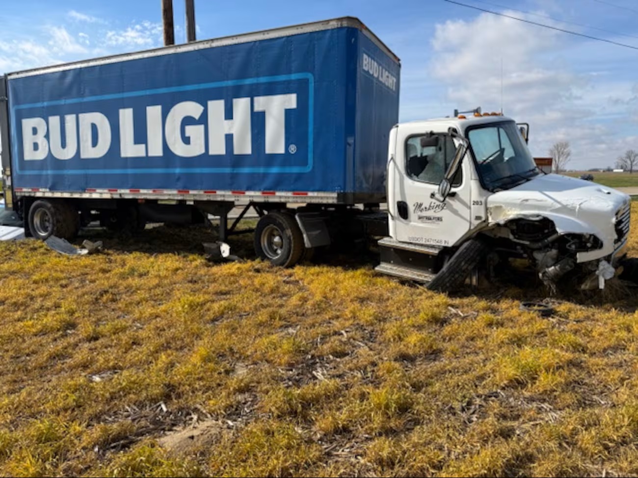 stolen bud light truck