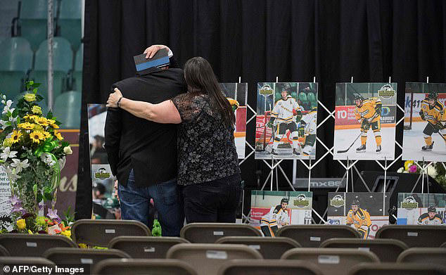 relatives of victims of truck crash