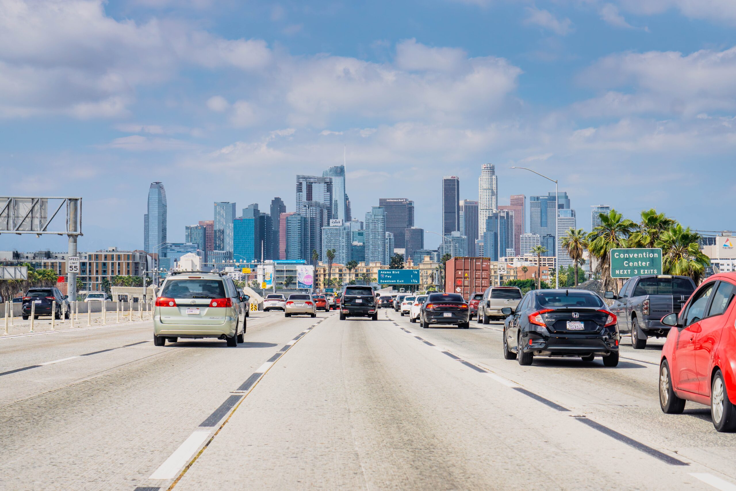 highway 110 freeway los angeles dtla